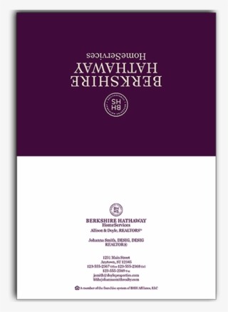 Bhhs-notecrdcabnophoto - Berkshire Hathaway