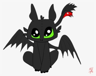 Chibi Toothless - Cartoon