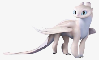 Light Fury-transparent - Train Your Dragon Light Fury