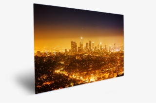 Downtown Los Angeles Skyline Orange - Skyline