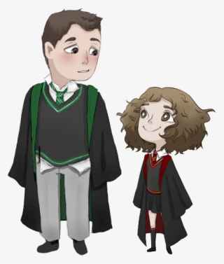Gregory Goyle And Hermione Granger, Harry Potter - Cartoon