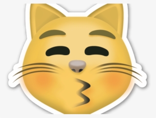Emoji Clipart Cat - Emoji Gato Enamorado Png
