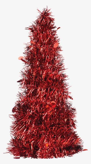 Christmas Tinsel Tree 31cm - Christmas Tree