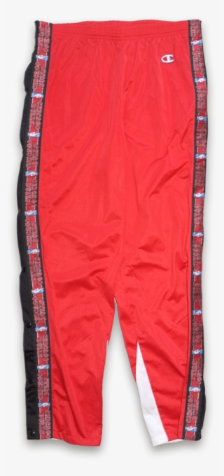 Vintage Champion Chicago Bulls Warm Up Pants Red - Pajamas
