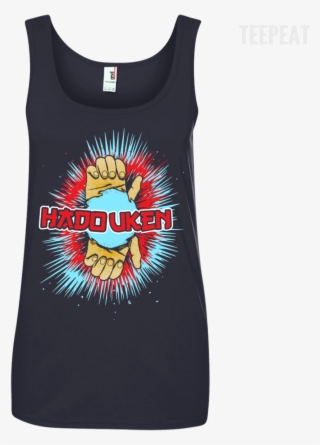 Street Fighter Hadouken Ladies Tee Apparel Teepeat - Shirt