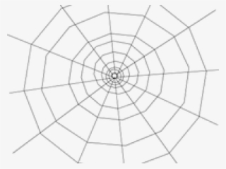 Spider Web Clipart Circular - Spider Net On Transparent Background