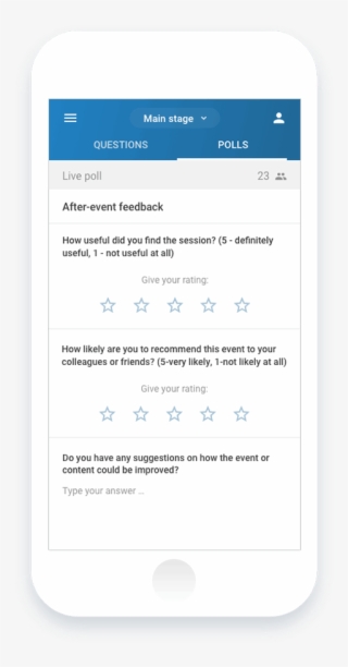 After-event Feedback Survey - Event Feedback