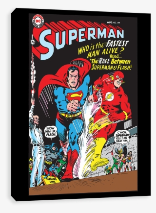 Superman Flash Race Comic