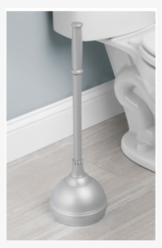 Interdesign Toilet Plunger And Holder For Bathroom - Floor