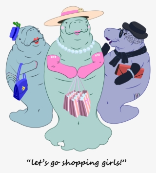 Get Some Manatee Luv - Cartoon