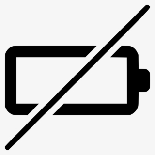Png File Svg - No Battery Icon Png