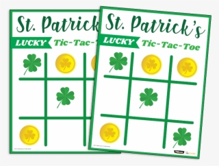 Patrick's Day Tic Tac Toe Game - Emblem