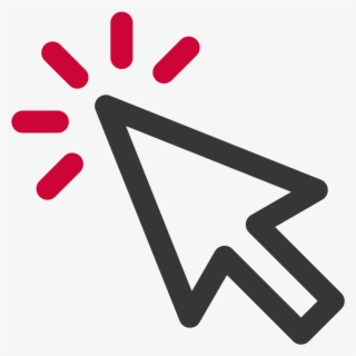 Cursor Icon - Red Mouse Click Icon