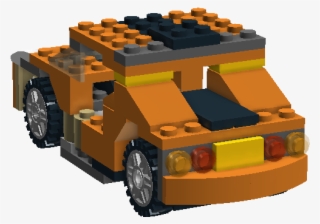 Sunset Minifig Car W Roof Back - Model Car