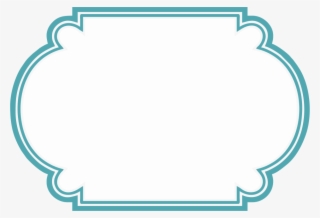 2 - Borde Vintage Azul Png