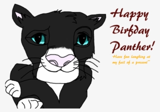 Panther Birthday Present By Holyxsmokes - Panther Birthday