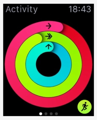 Just Like The Activity Rings In The Bottom-right Corner - Apple Watch Activity Rings