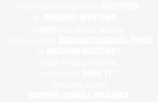 What If Someone Could Decipher An Ancient Mystery A