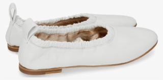 Ballet Pumps Iris 2 Nappa White Sheep Platin - Ballet Flat
