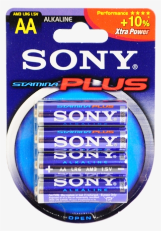 Pack Of 4x Alkaline Cells Aa Lr06 Sony - Sony Lr03