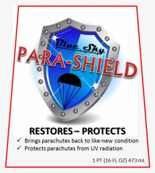 Para-shield Paraglider Conditioner - Graphic Design