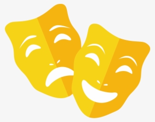 Theatre Masks Transparent Background - Animasi Seni