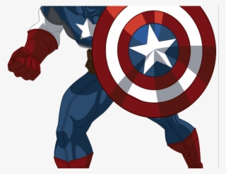 Captain Marvel Clipart File - Captain America Avengers Assemble Cartoon