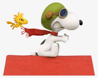 Snoopy Charlie Brown Woodstock Film Figurine Technology - Snoopy Flying Ace Png
