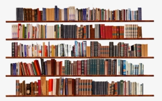 Bookshelf Isolated Transparent Background Books - Shelf