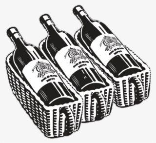 Drawn Liquor Liquor Sketch - Bottle Wine Drawing Png
