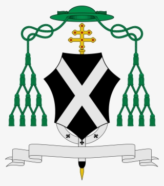 Coat Of Arms Of Alessandro D'angennes Archbishop - Escudo De Georg Ganswein
