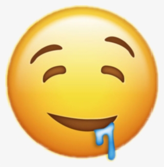 Emoji Wholesome Drooling Drool Queen Pretty Amaze - Drooling Face Emoji Png