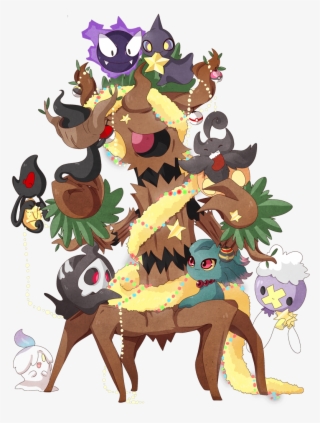 Christmas , - Trevenant As Christmas Tree