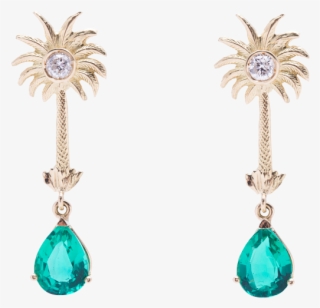 Palmeras Y Esmeraldas - Earrings