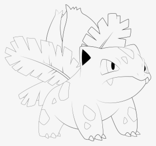 Ivysaur Line-art By Alcadeas1 - Line Art