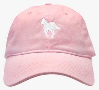 White Pony Pink Dad Hat $25 - Baseball Cap