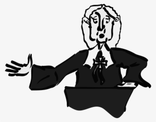 Clip Art Library Stock Judge Clipart Black And White - Judge Clip Art