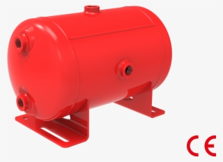 Steel Air Reservoir With Brackets 10 Litre Ø 206mm - Plastic