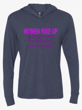 Nl6021 Next Level Unisex Triblend Ls Hooded T-shirt - Long-sleeved T-shirt