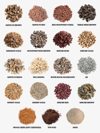 Materials - Pea Gravel Colors