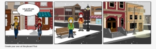 What Happened During The Snow Storm - Cartoon