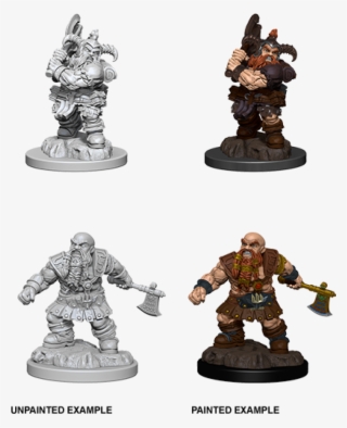 Nolzur's Marvelous Miniatures Male Dwarf Barbarian