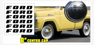 1947 56 Ford Truck / 1947 48 Cars Stainless Steel 8" - Off-road Vehicle