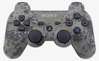 Sony Ps3 Dual Shock Controller Camo Green - Camo Ps3 Controller