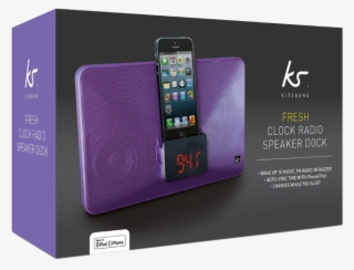 Kitsound Fresh Alarm Clock Radio Docking Station With - Iphone 5s
