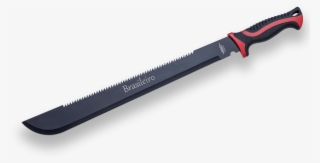 Rubber Handle, Stainless Steel 46 Cm Blade Length, - Utility Knife