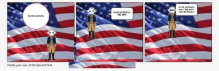 Us Flag - Open Door Policy John Hay Comic