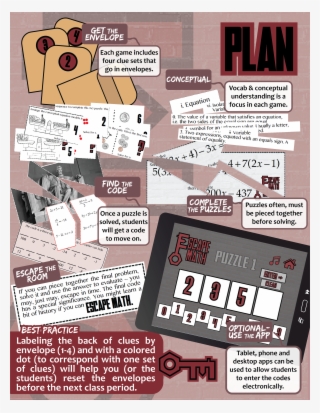 Escape The Room Math Games - Poster