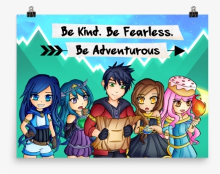 Adventure Poster - Its Funneh And The Krew - 1000x1000 PNG Download ...