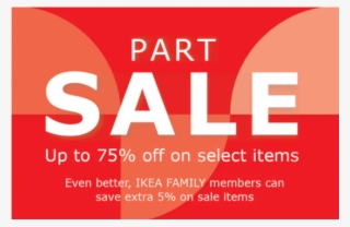 Part Sale Up To 75% - Graphic Design